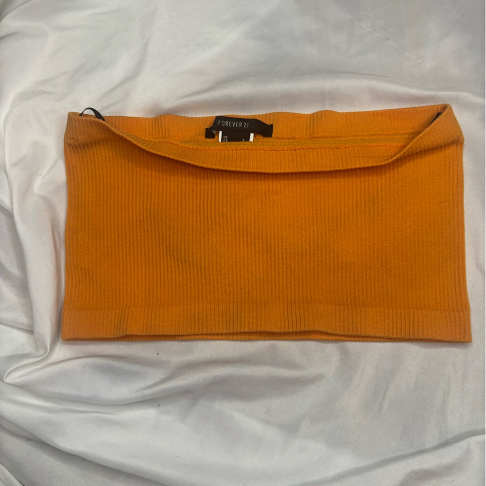 Forever 21 Women's Orange tube top size small